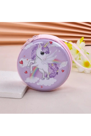 Bolsa redonda unicornio