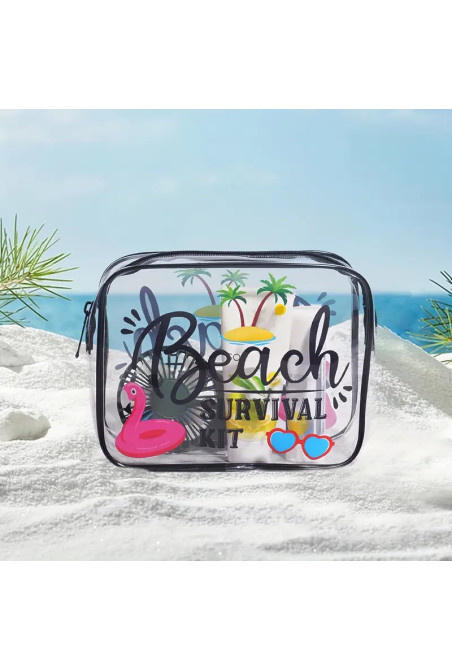 Bolsa tranparente praia