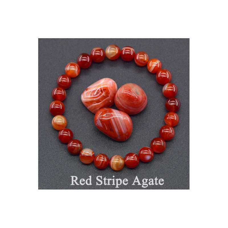 Red Stripe Agate