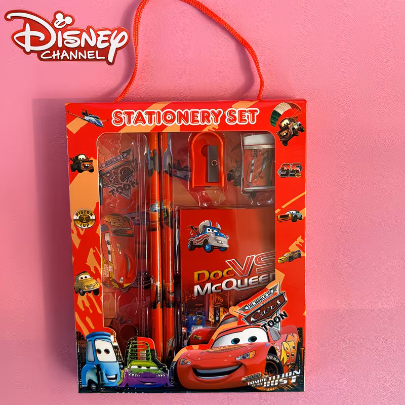 Conjunto Papelaria disney carros