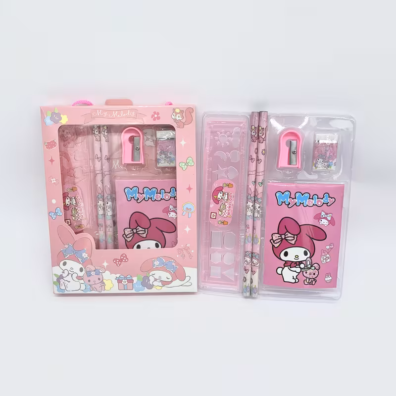 Conjunto Papelaria Sanrio Melody