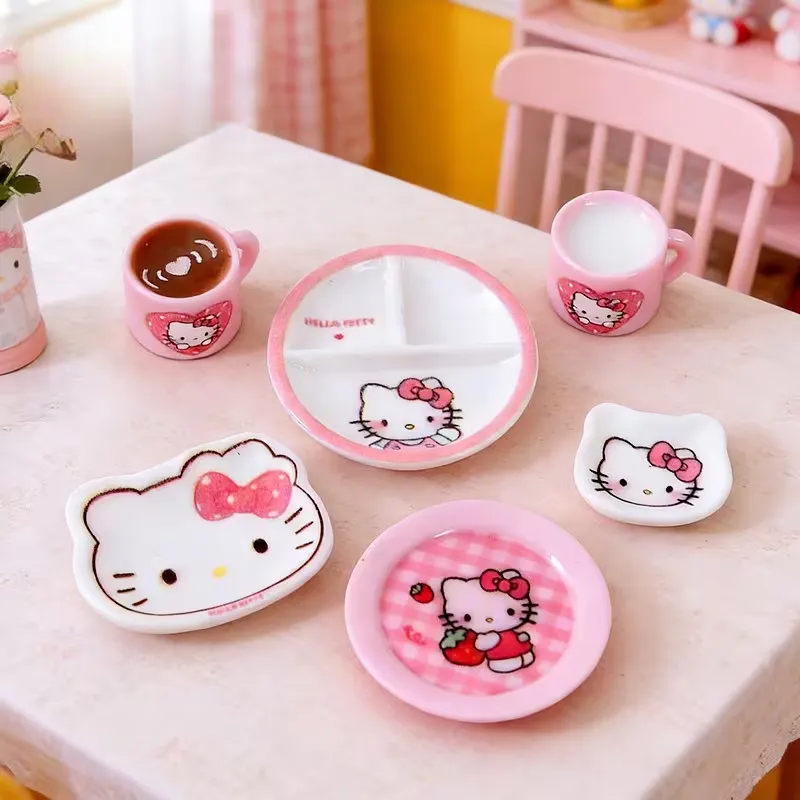 Chas Mine  chávena   Prato Hello kitty